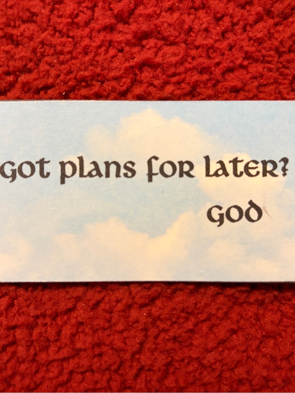 Messages from God magnet